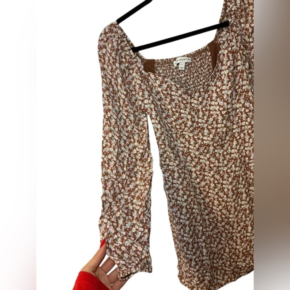 Floral Long Sleeve Dress - Picture 3 of 4